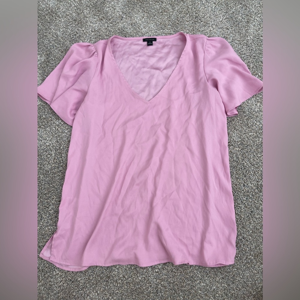 Ann Taylor lilac blouse